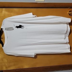 Men's white classic fit Polo t-shirt